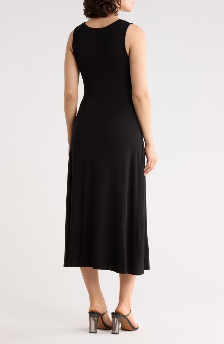 WEST K Sleeveless Cowl Neck Midi Dress, Alternate, color, Black