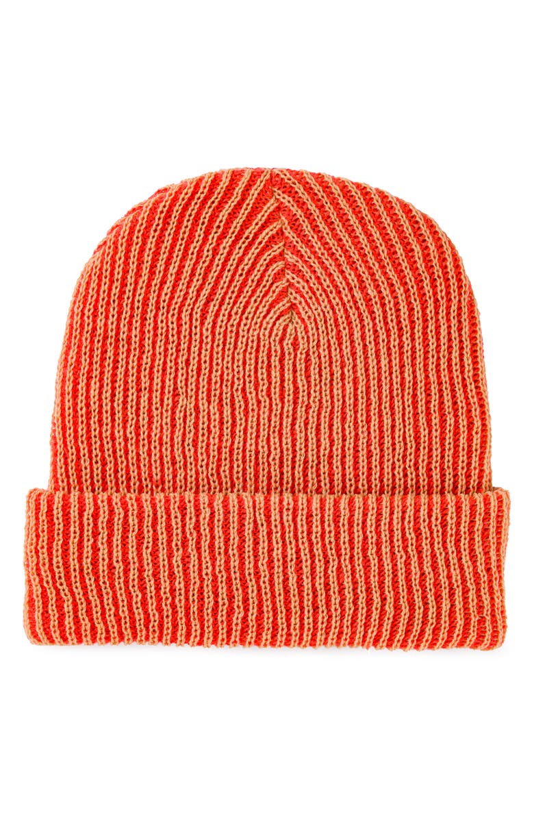 verloop Rib Beanie, Alternate, color, Camel Poppy