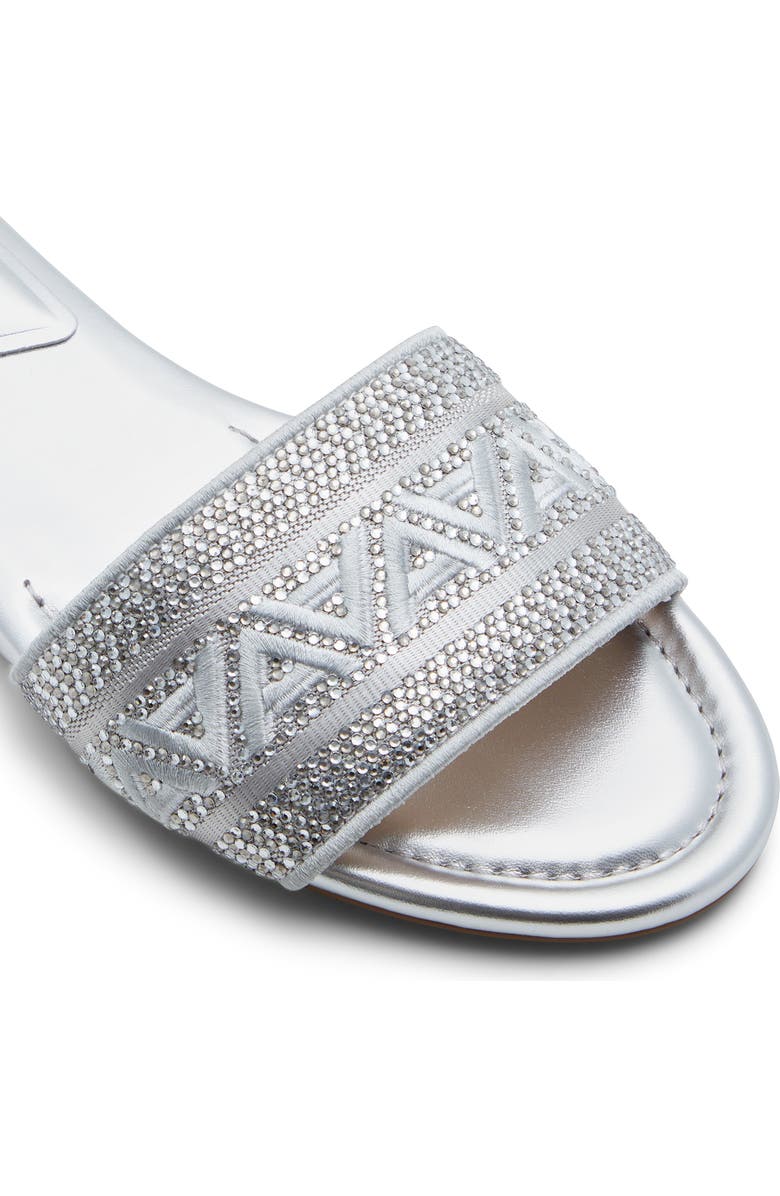 ALDO Ghalia Rhinestone Slide Sandal, Alternate, color,
