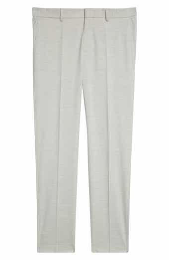 BOSS Genius Slim Fit Flat Front Stretch Dress Pants