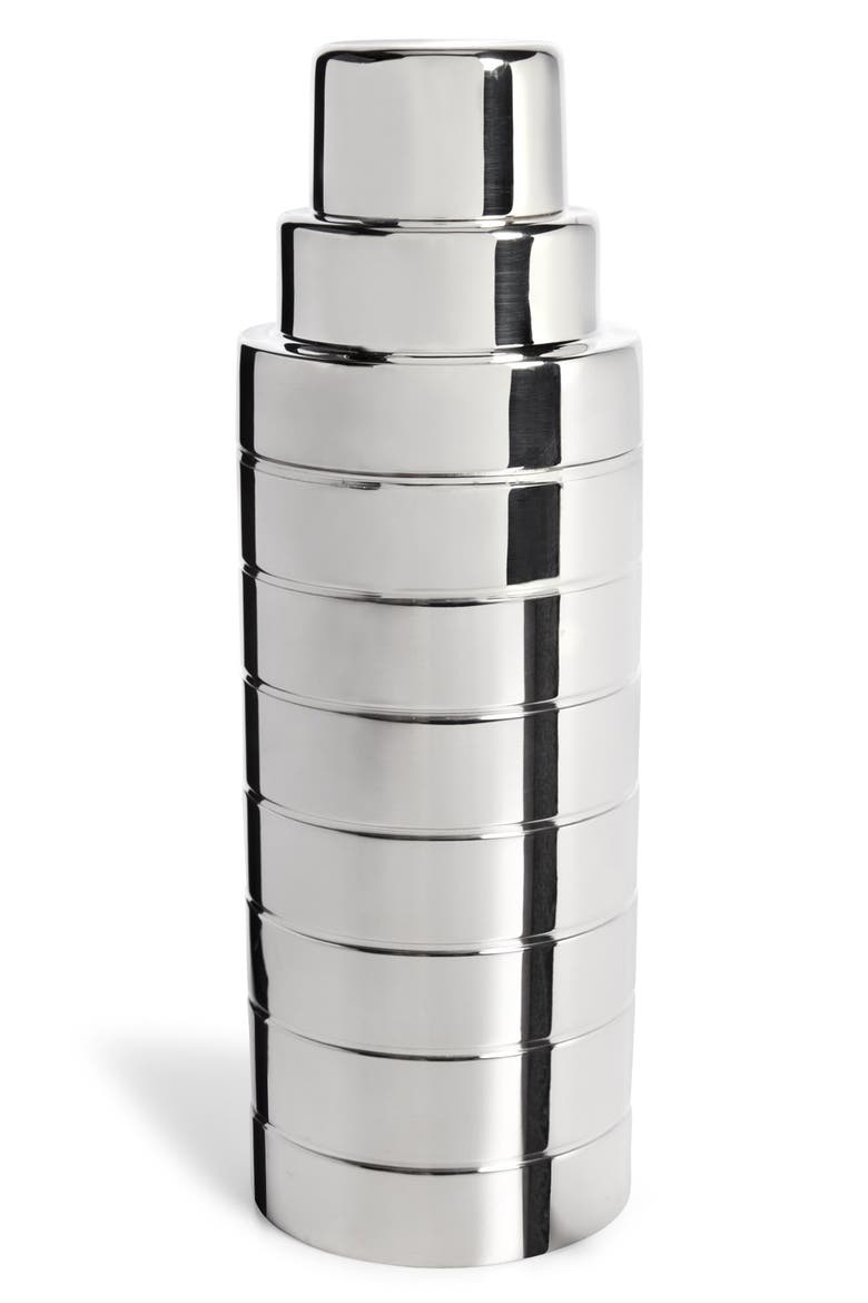 Montgomery Cocktail Shaker, Main, color, SILVER