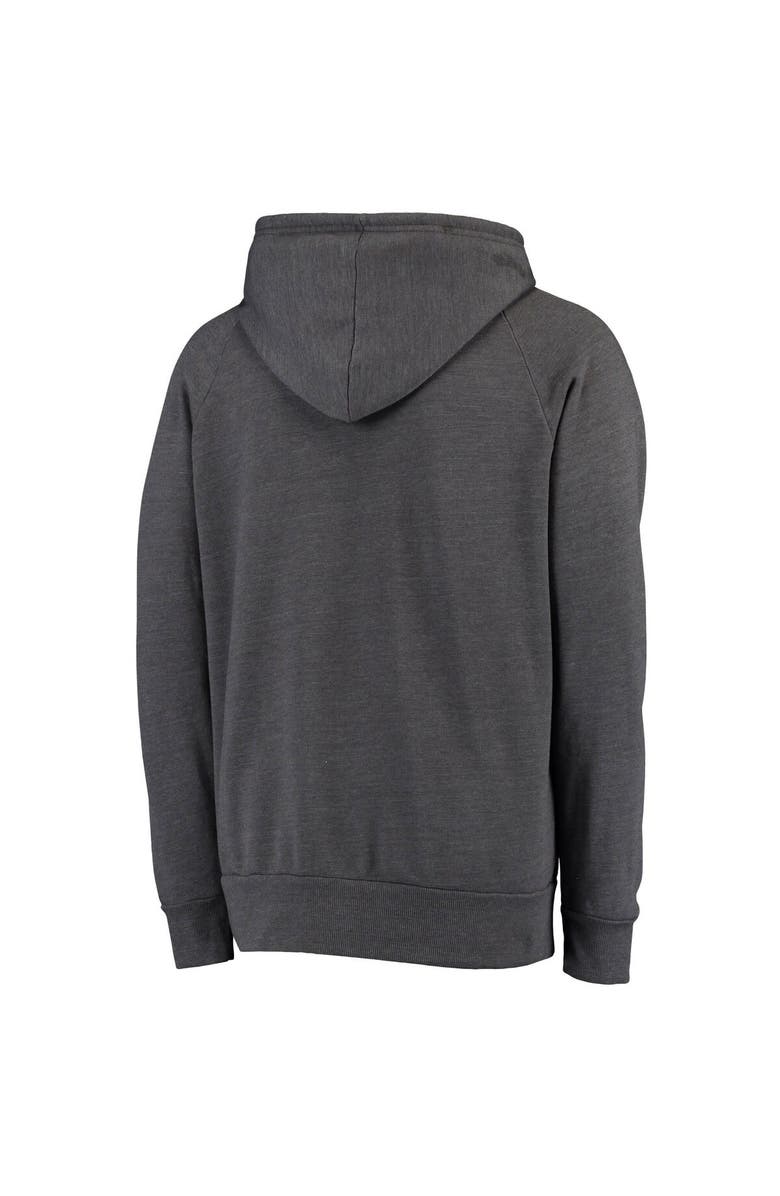 Majestic Threads Men's Majestic Threads  Charcoal Texas Rangers 2023 World Series Champions Local Squares Tri-Blend Pullover Hoodie, Alternate, color, 