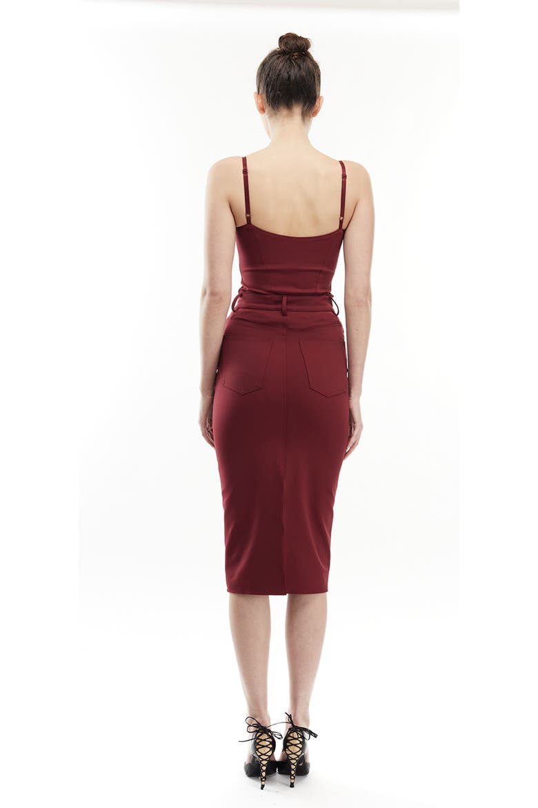 Celeste Top, Alternate, color, Burgundy