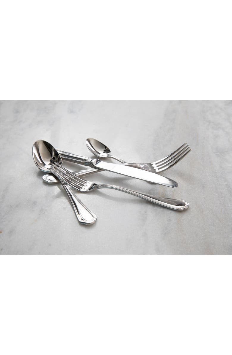 Fortessa Medici 20-Piece Place Setting, Alternate, color, Silver