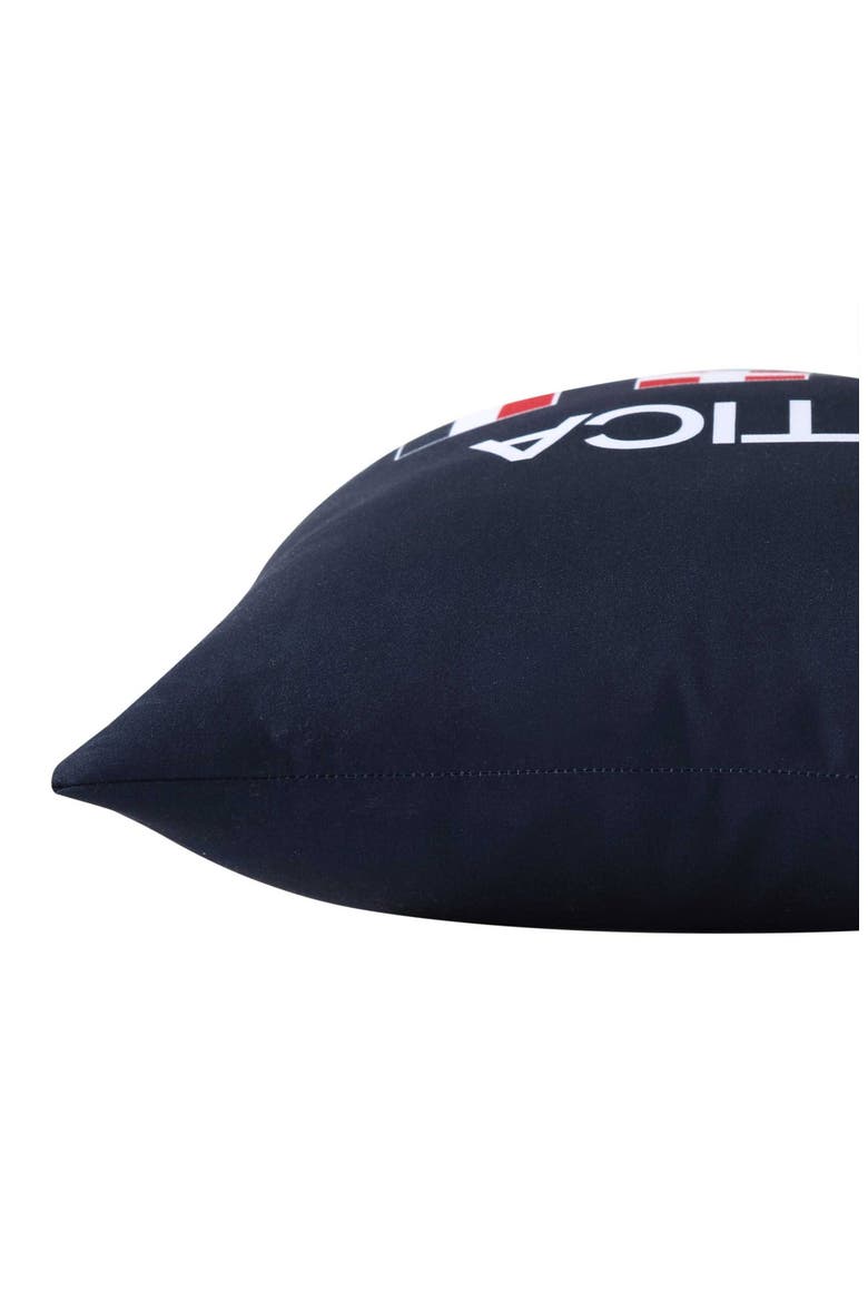 Flag Microfiber Throw Pillow, Alternate, color, DARK BLUE