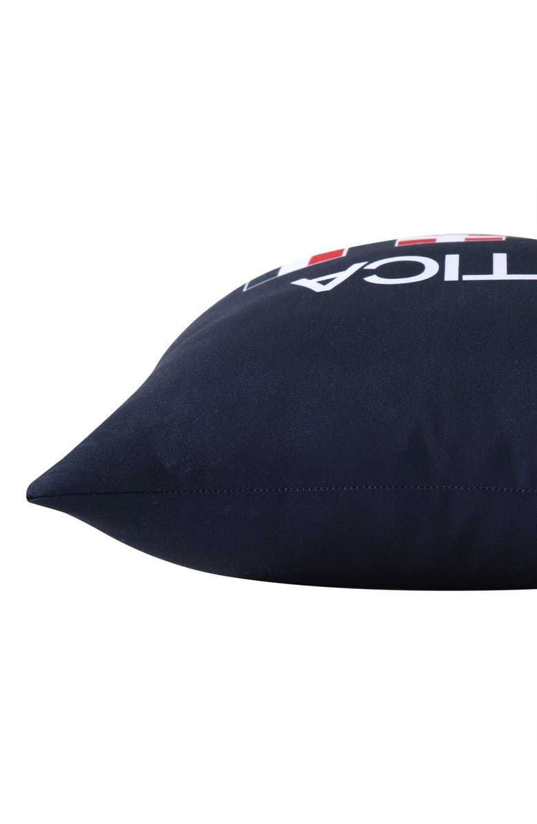 Nautica Flag Microfiber Throw Pillow, Alternate, color, Dark Blue