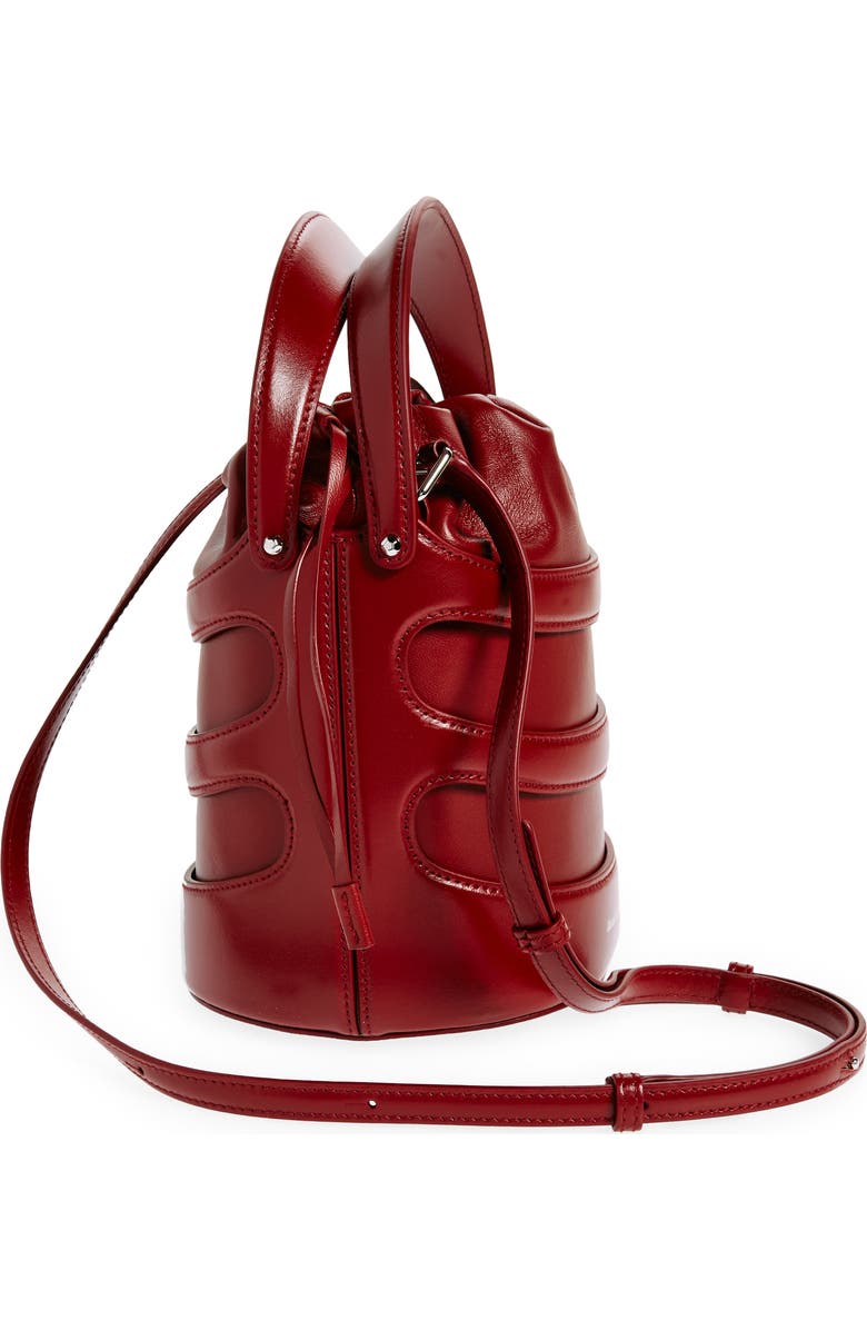 McQueen The Rise Leather Bucket Bag, Alternate, color,