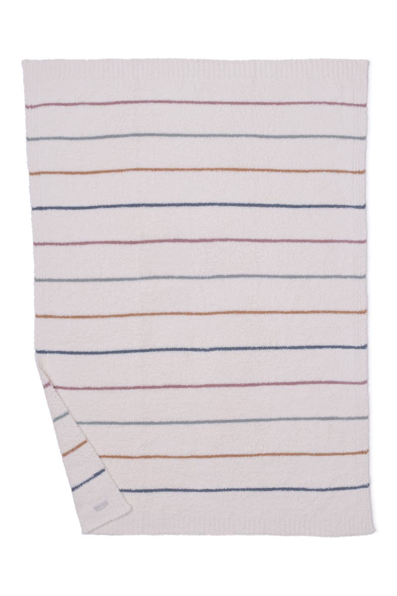 CozyChic® Rainbow Stripe Throw Blanket, Alternate, color, CREAM MULTI