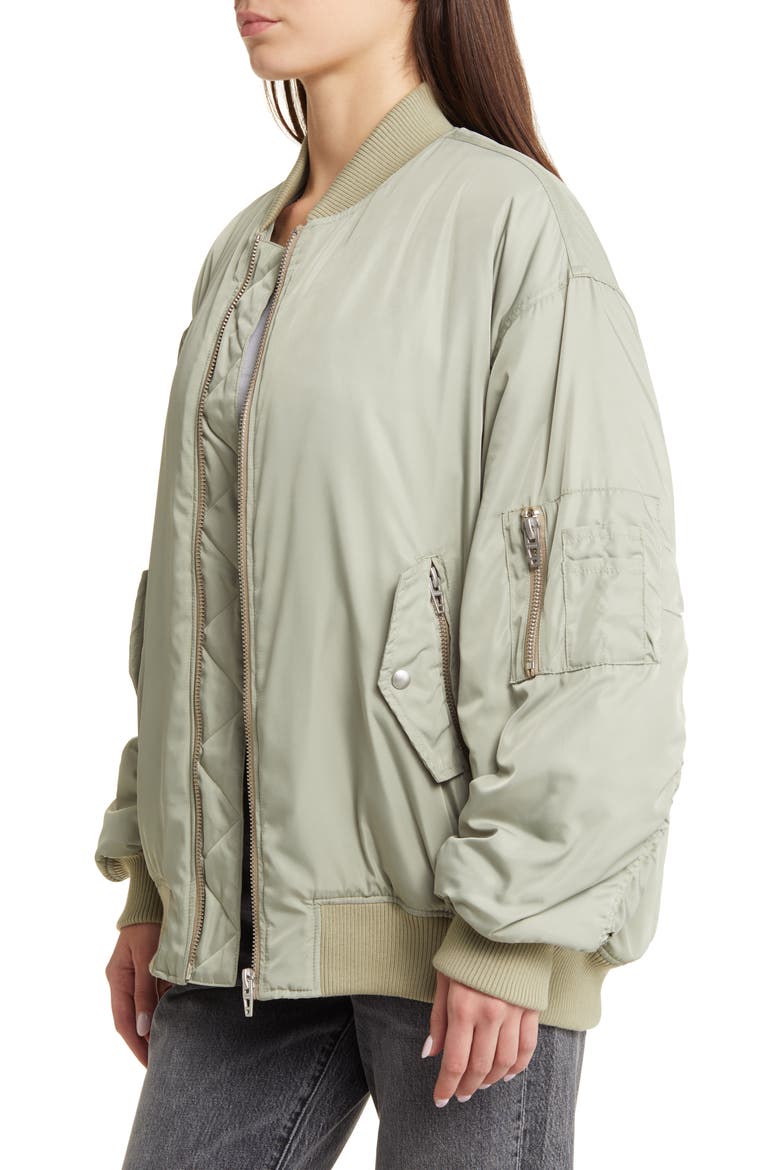 Oversize Bomber Jacket, Alternate, color, AUTO PILOT