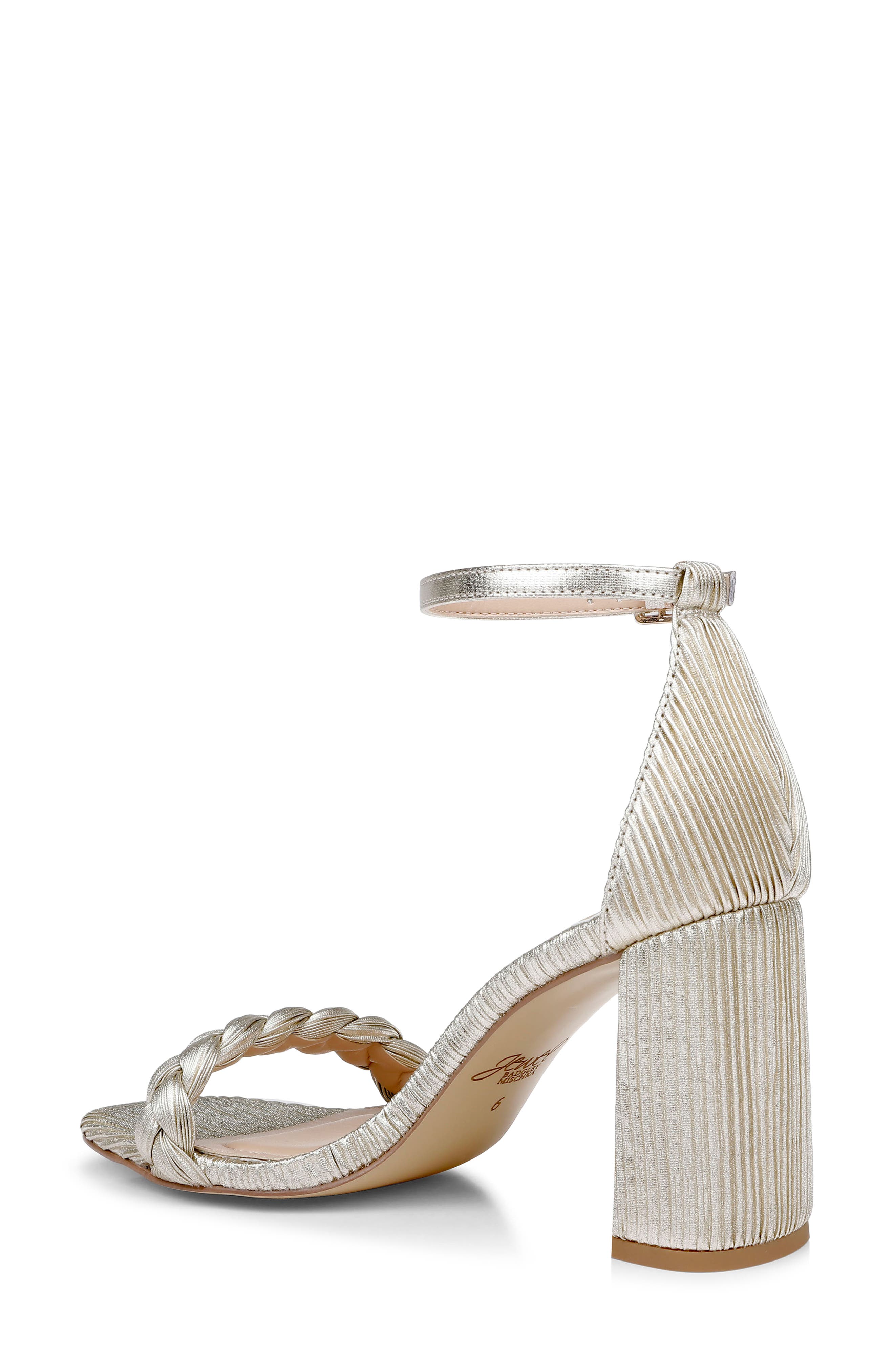 Shea Ankle Strap Sandal, Alternate, color, CHAMPAGNE GOLD