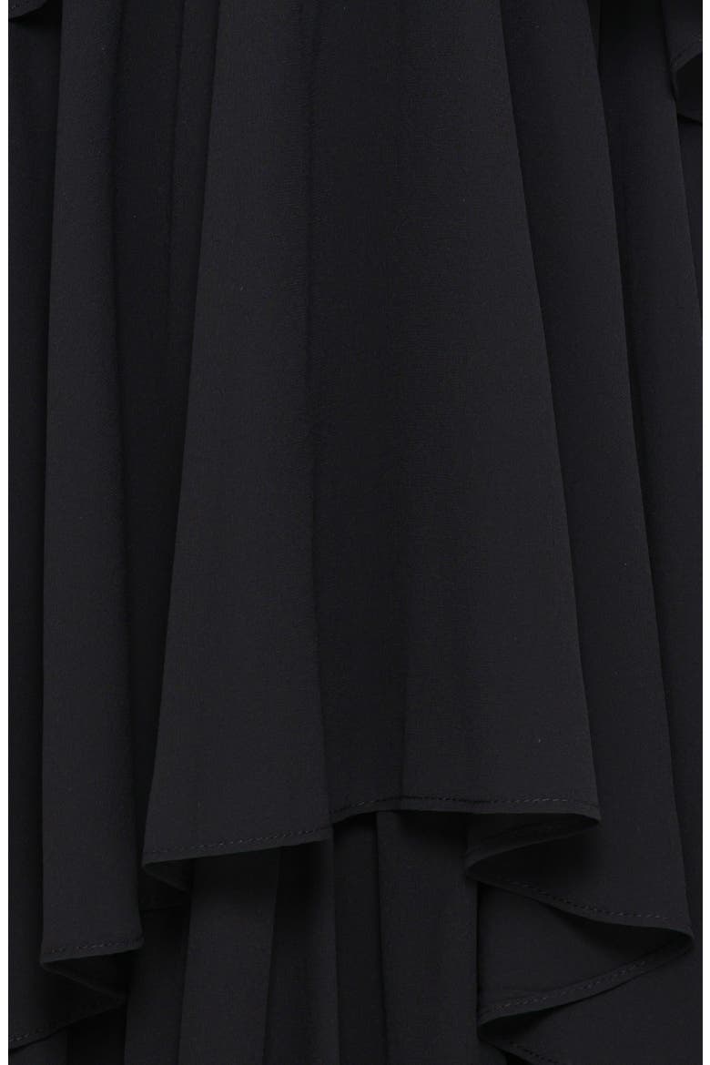 Chasity Halter Neck Maxi Dress, Alternate, color, BLACK