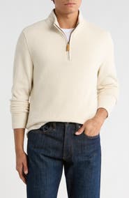 Rainforest Heritage Lux Waffle Knit Quarter Zip Pullover