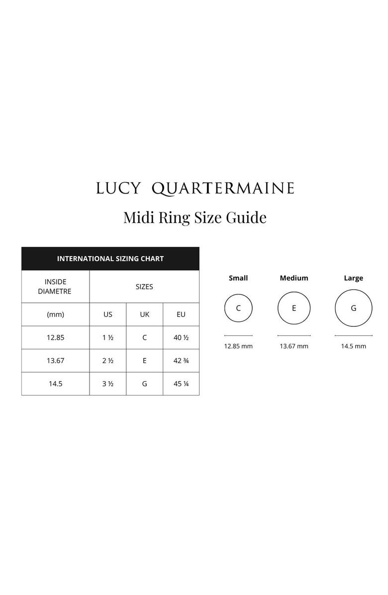 Lucy Quartermaine Wish Bone Midi Drip Ring, Alternate, color, Sterling Silver