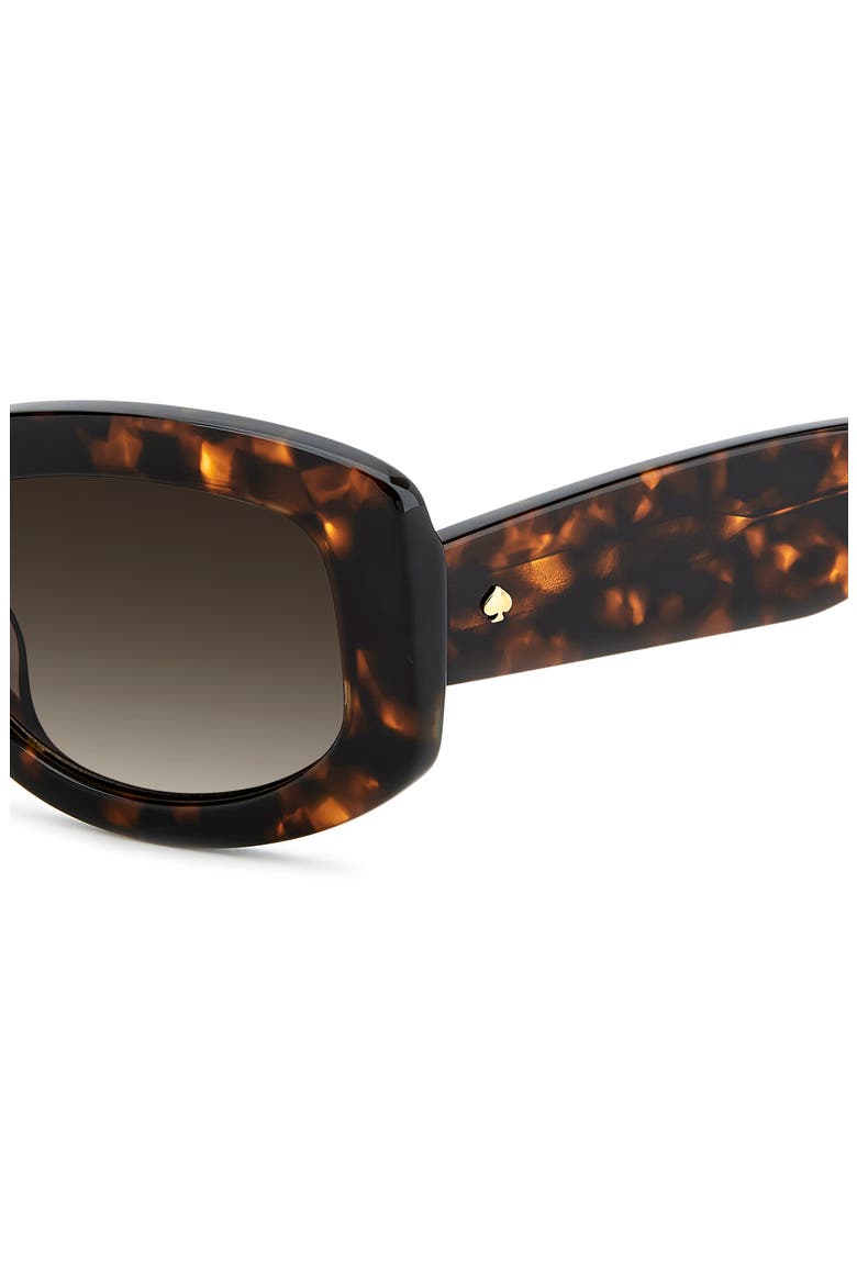 ailey 53mm gradient rectangular sunglasses, Alternate, color, HAVANA/ BROWN SF