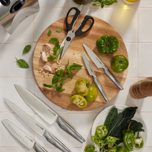 Cuisine::pro Id3 Tora 7pc Knife Block Set In Silver