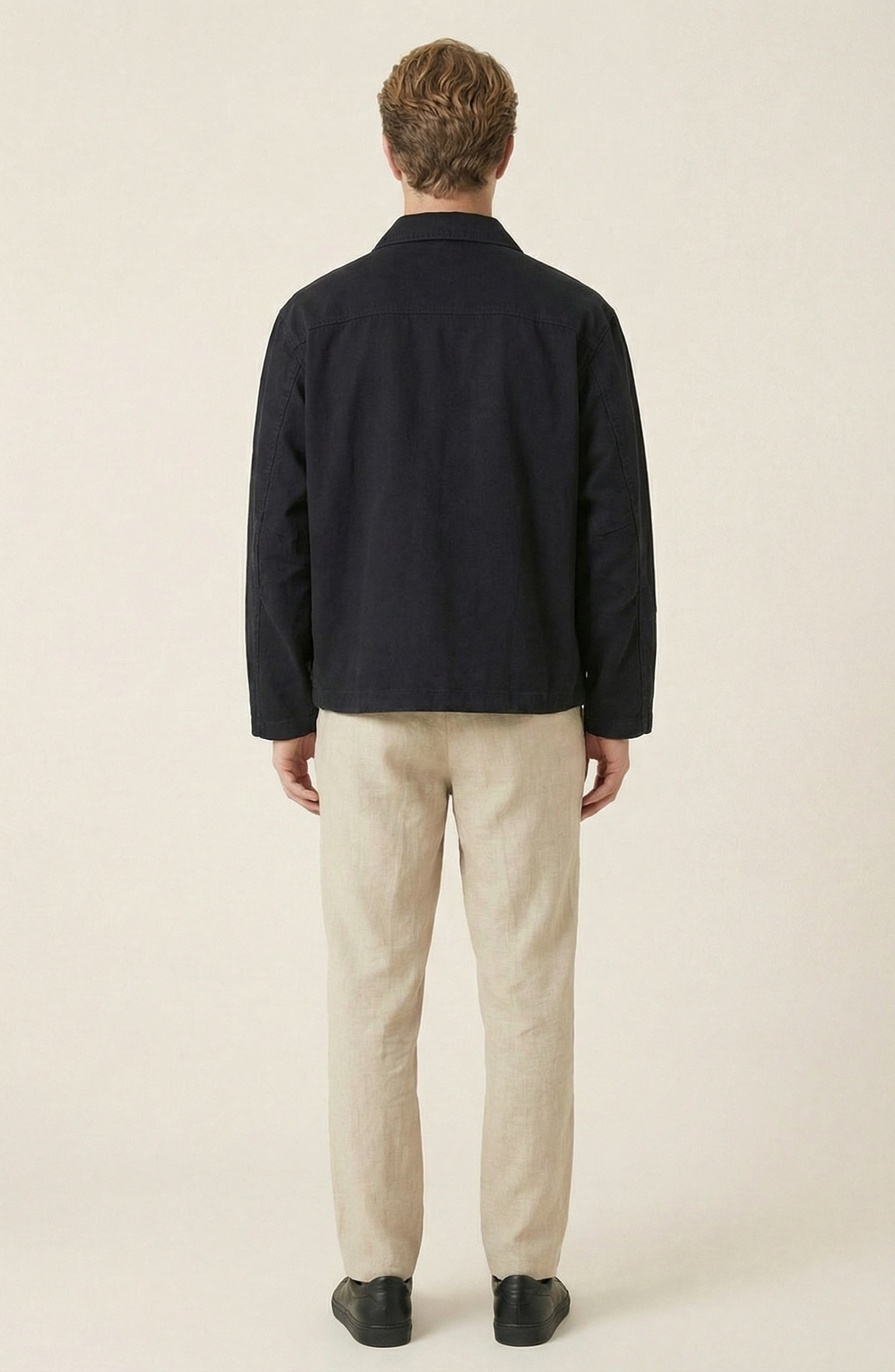 Embroidered Contrast Trim Zip Front Jacket - image 2