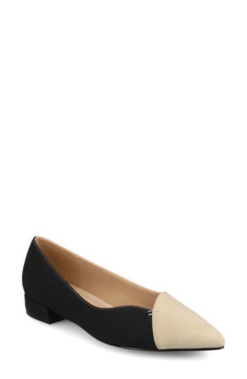 Journee Collection Carmin Pointed Toe Flat In Multi