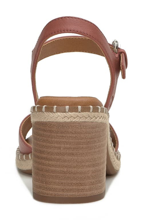 Lucky Brand Jennyl Ankle Strap Espadrille Sandal In Rose Red