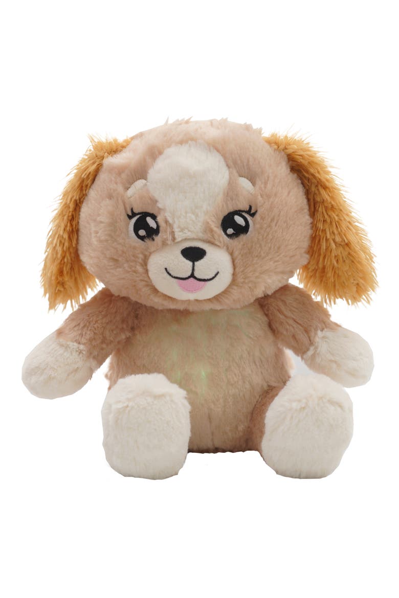 Lullabrites Brown Dog Musical Light Up Bedtime Plush, Main, color, Multicolored