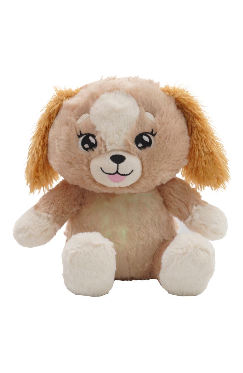 Happpy Nappers Lullabrites Lullabrites Brown Dog Musical Light Up Bedtime Plush, Main, color, Multicolored