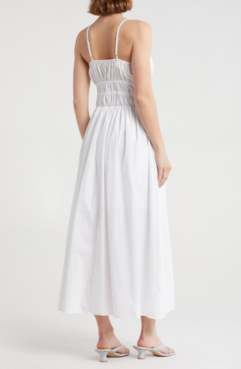 WISHLIST Shirred Cotton Maxi Sundress, Alternate, color,