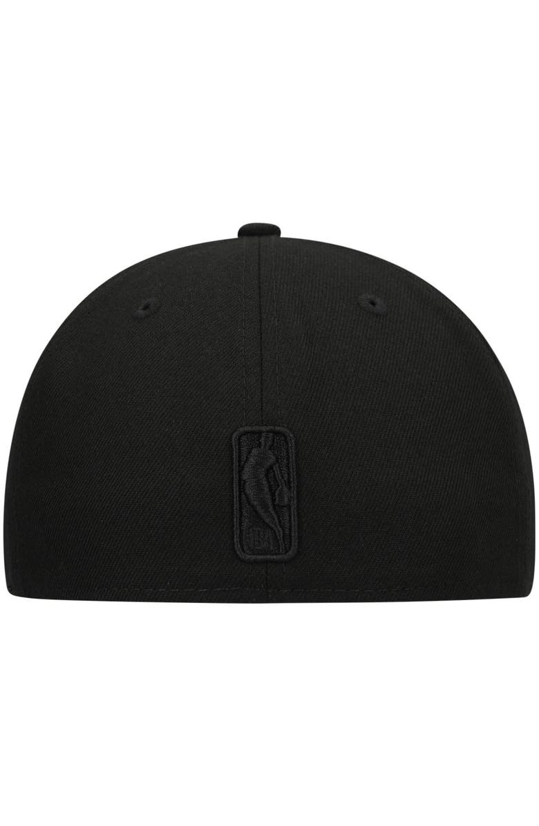 New Era Men's New Era New Orleans Pelicans Black On Black 59FIFTY Fitted Hat, Alternate, color, 