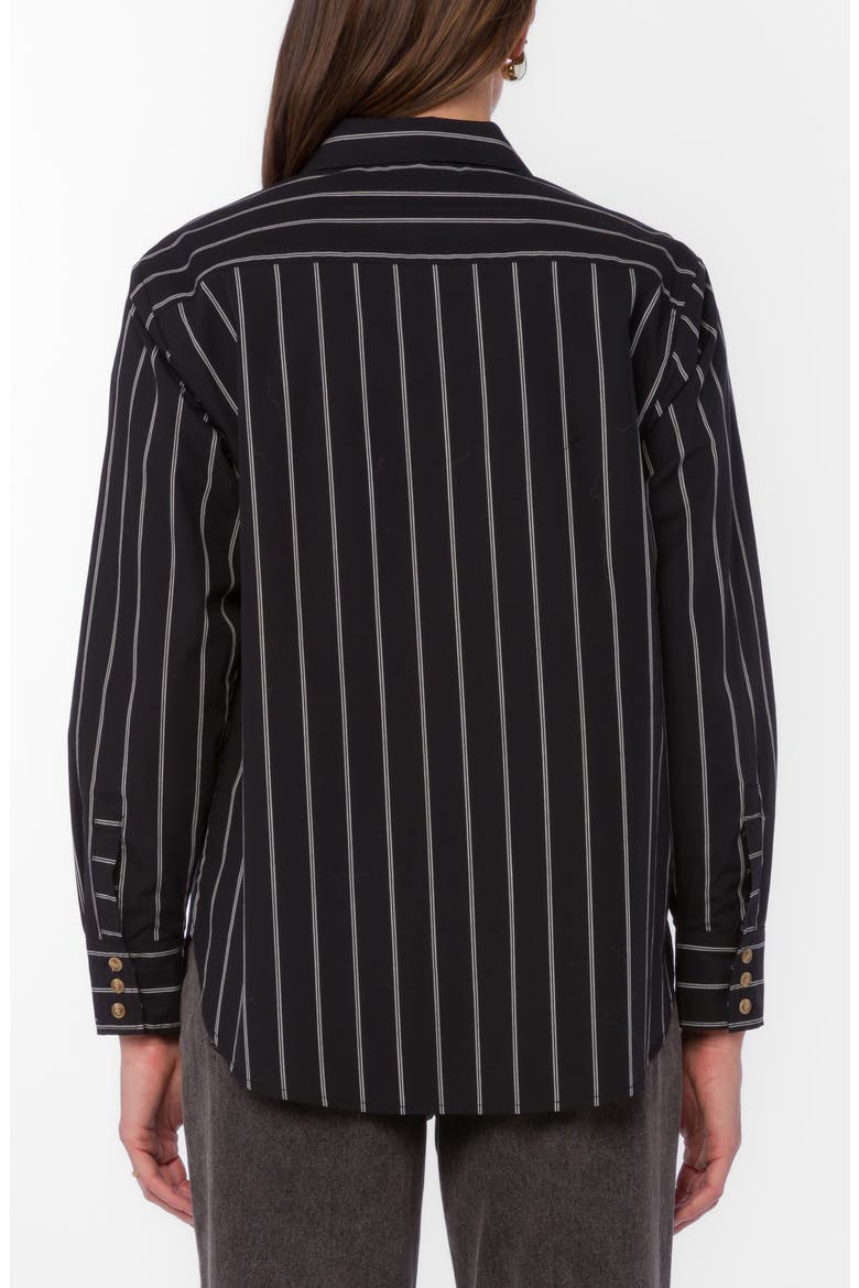 Jessamy Oversize Long Sleeve Button-Up Shirt, Alternate, color, MONOTONE
