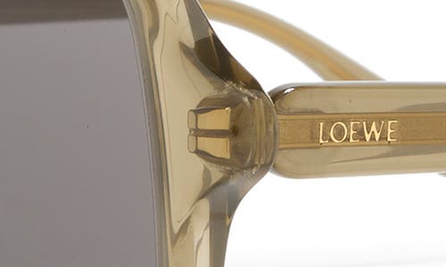 Loewe Slim Rectangular Sunglasses In Gold