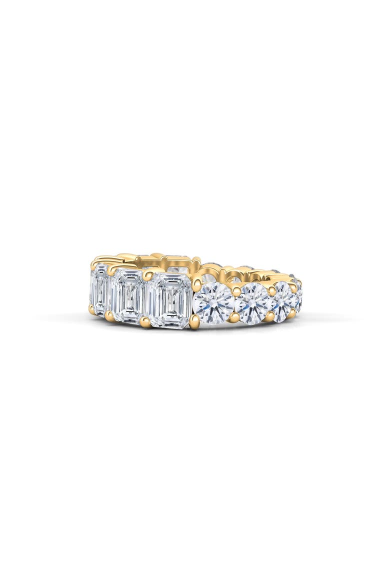 Lab Created Diamond Eternity Ring, Main, color, 18K YELLOW GOLD