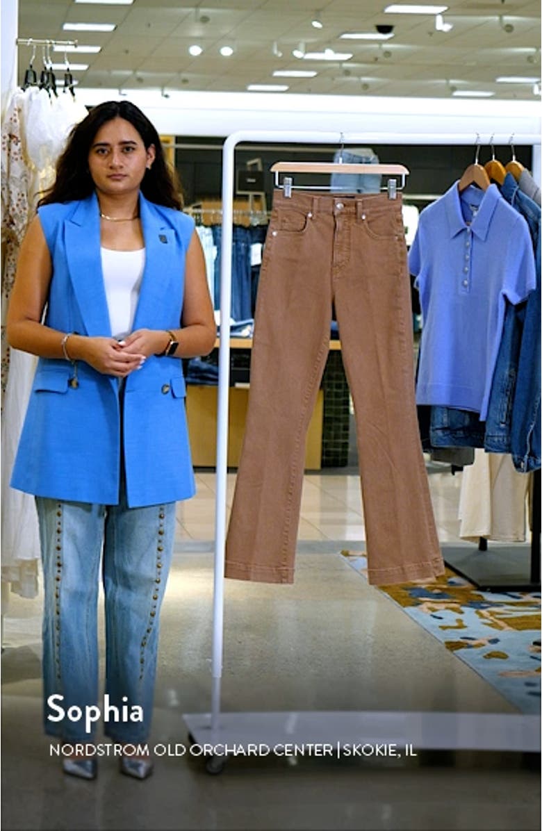 Carson High Waist Ankle Kick Jeans, sales video thumbnail