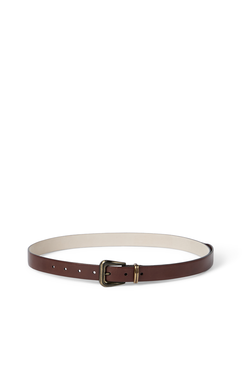 Vachetta belt with monili, Main, color, Brown