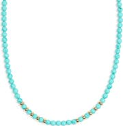 Ettika Turquoise Bead Choker Necklace