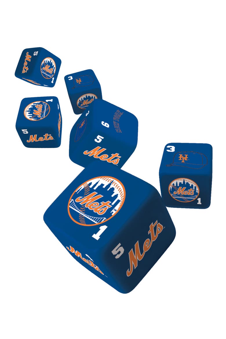 New York Mets Dice Set - 19mm, Alternate, color, Multicolor
