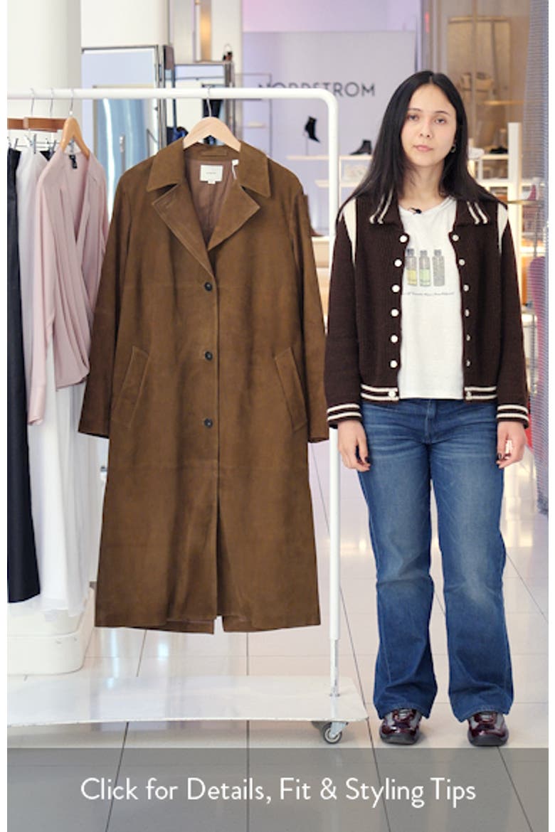 Long Suede Coat video