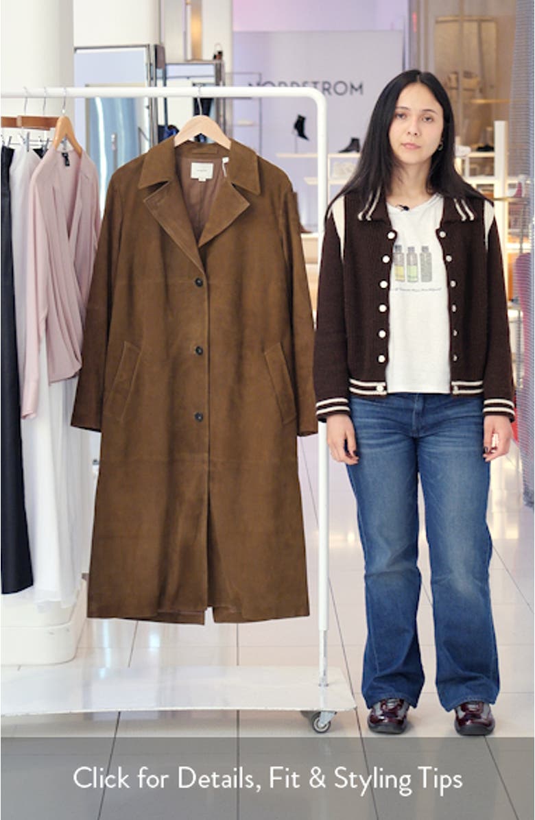 Long Suede Coat, sales video thumbnail