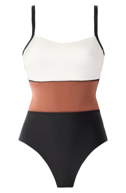Miraclesuit Spectra Trifecta Underwire One-piece In Blue/black
