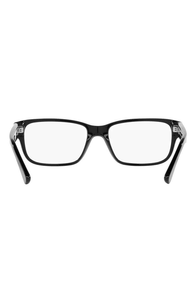 Prada 56mm Rectangular Optical Glasses, Alternate, color,