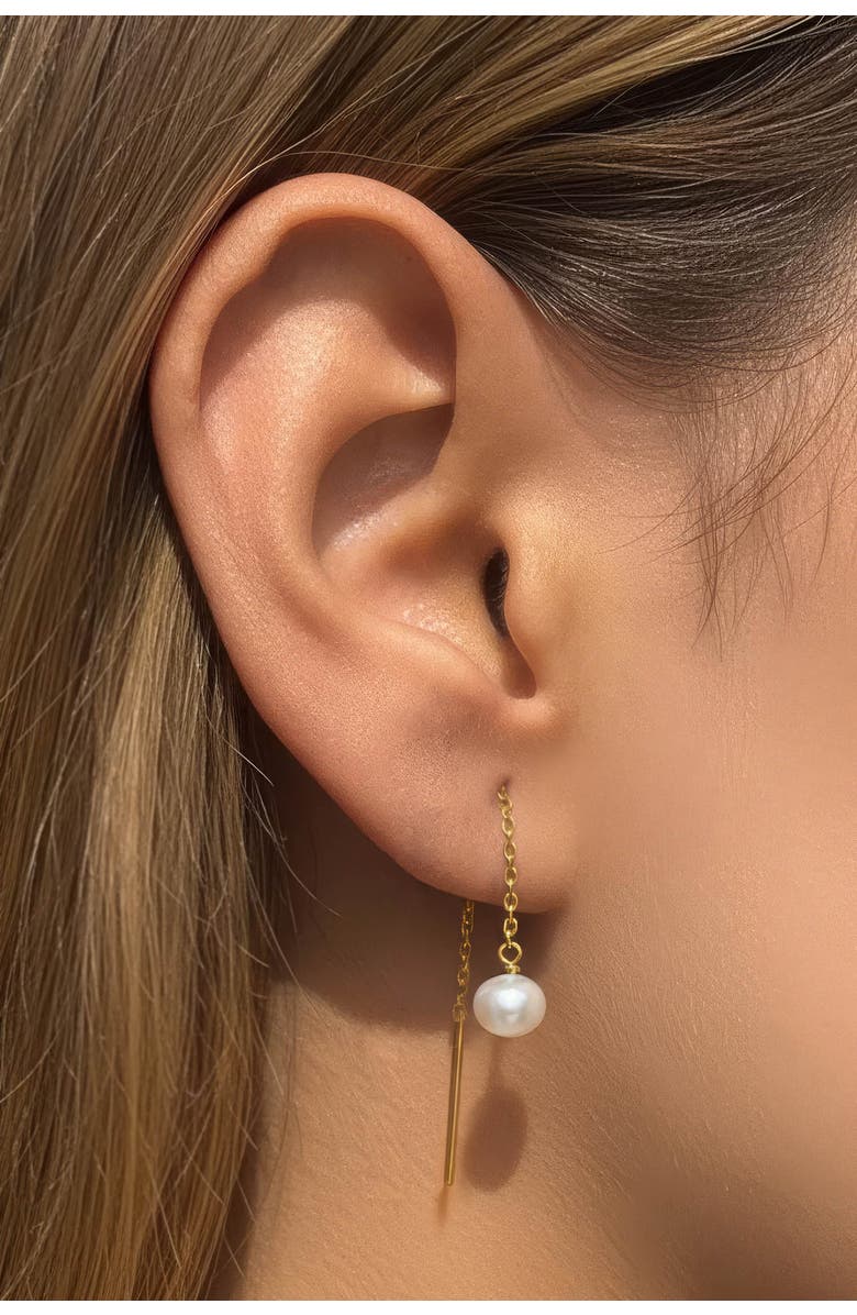 Astor & Orion Paloma Pearl Threaders, Alternate, color, Gold