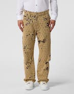 PHILIPP PLEIN Destroyed Beach Boy Fit Jeans Monogram Men