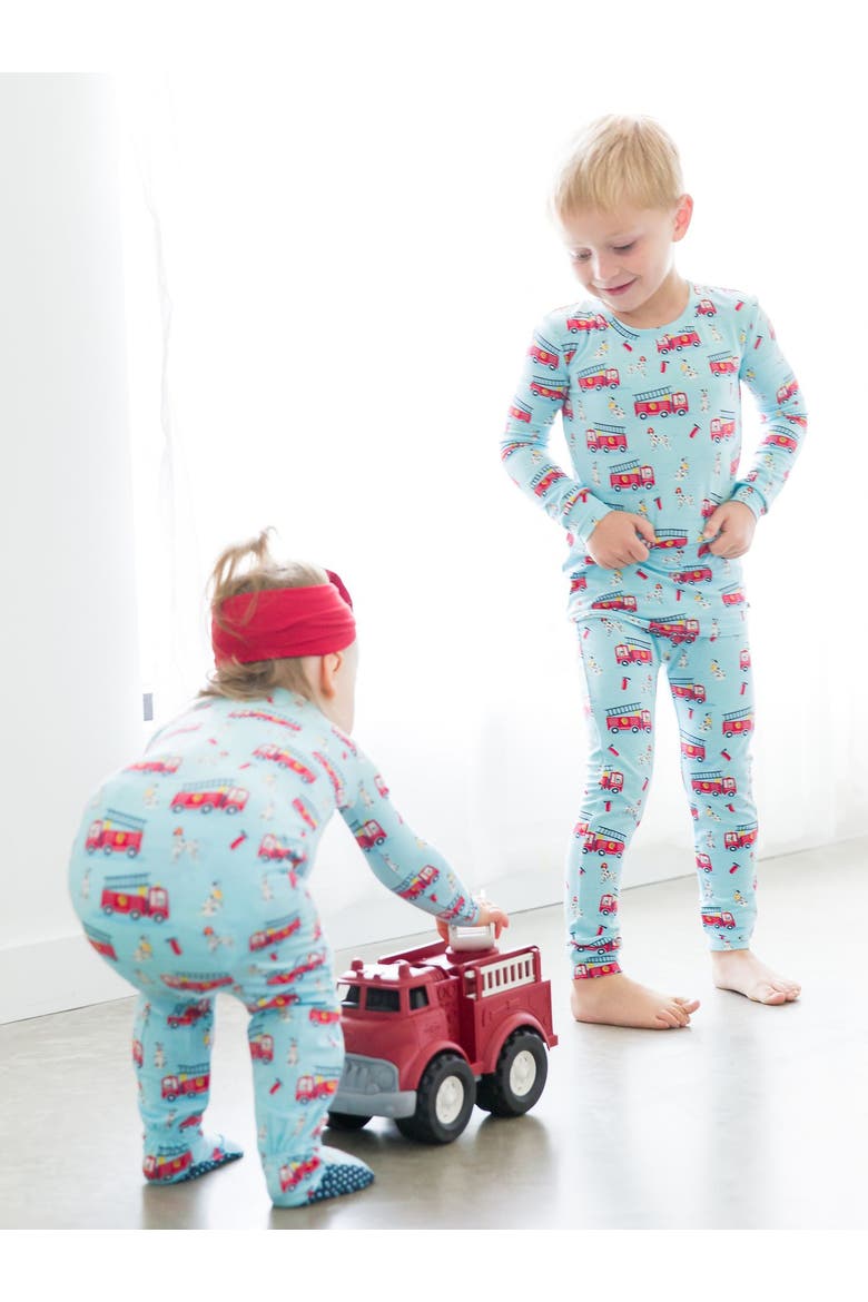 Softsnooze Boys Long Sleeve Pajama Set, Alternate, color, Paws To The Rescue