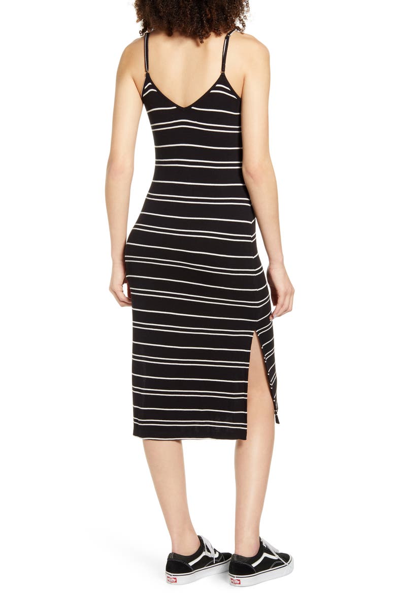 Surf Essentials Sleeveless Dress, Alternate, color, BLACK
