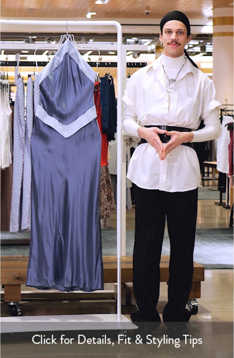 Jillian Sleeveless Silk Maxi Dress, sales video thumbnail