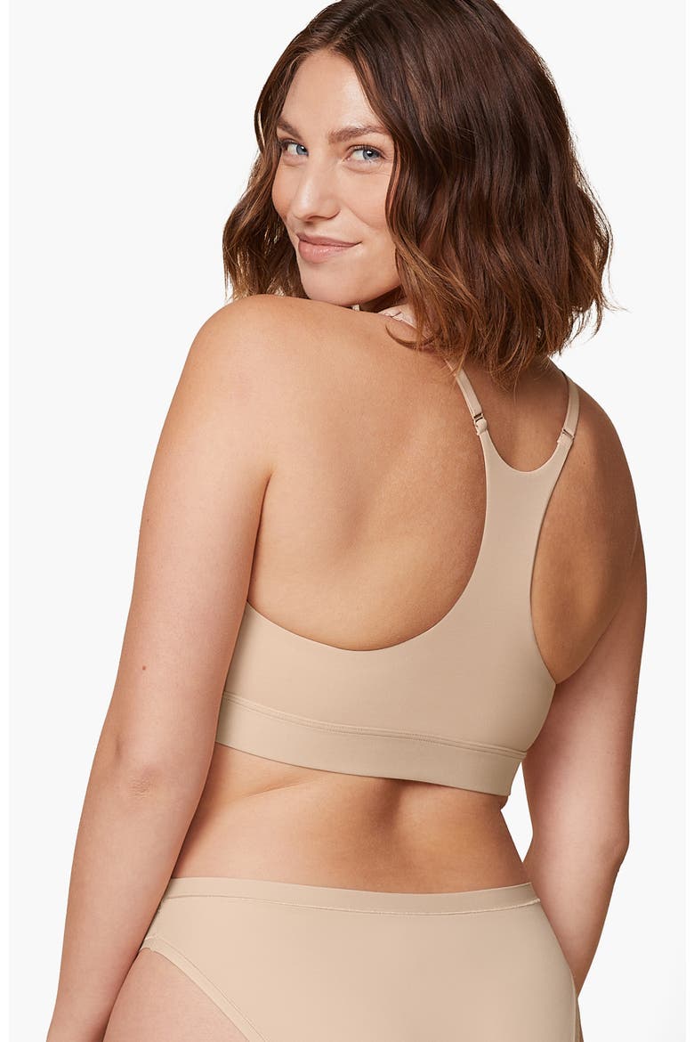 Bliss Racerback Bralette, Alternate, color, Beige