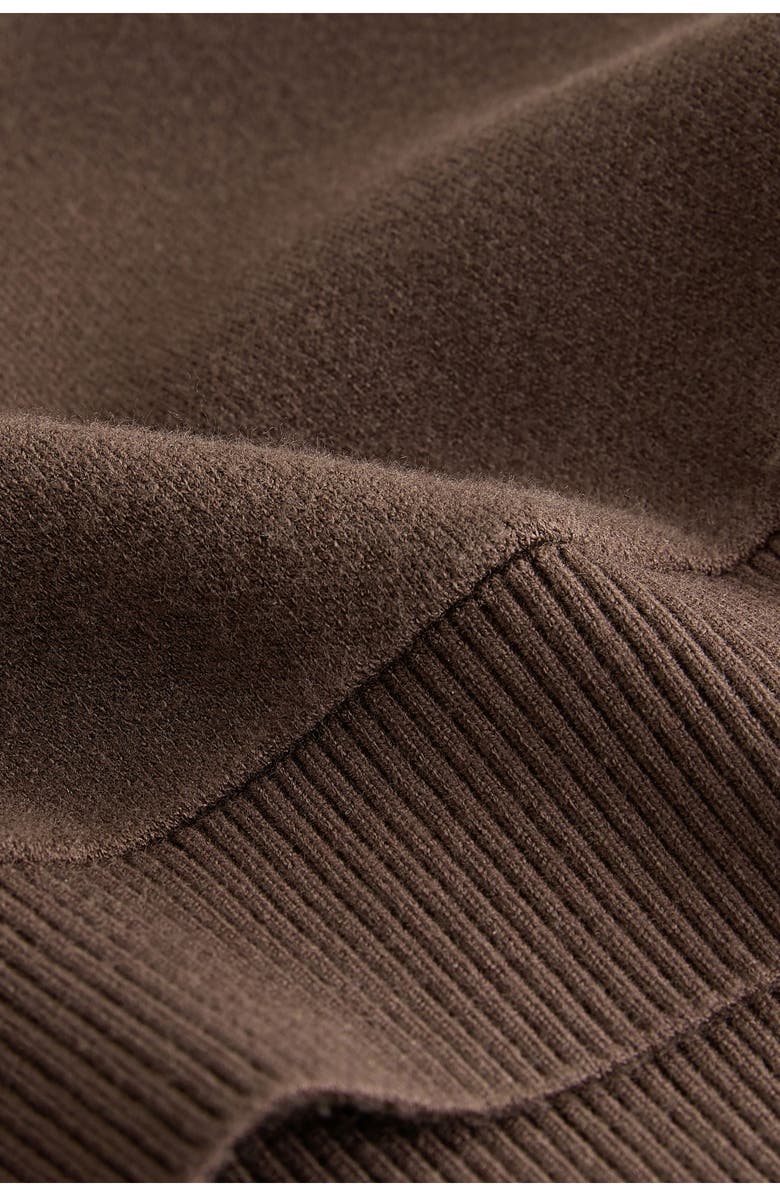 NEXT Knit Hoodie, Alternate, color, Chocolate Brown