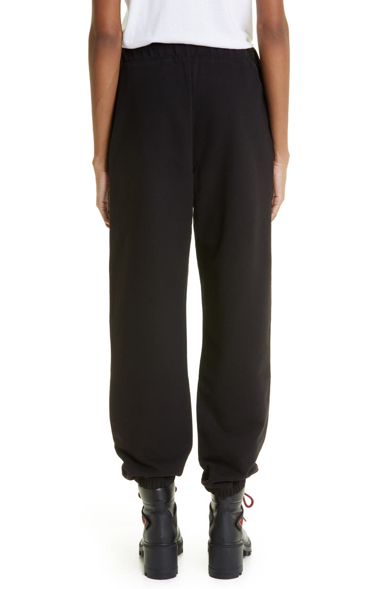 Moncler Logo Cotton Fleece Joggers, Alternate, color,