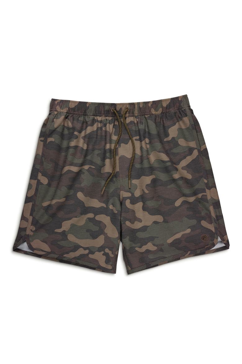 Reverb Lined Hybrid Shorts, Main, color, WOODLAND CAMO PRINT