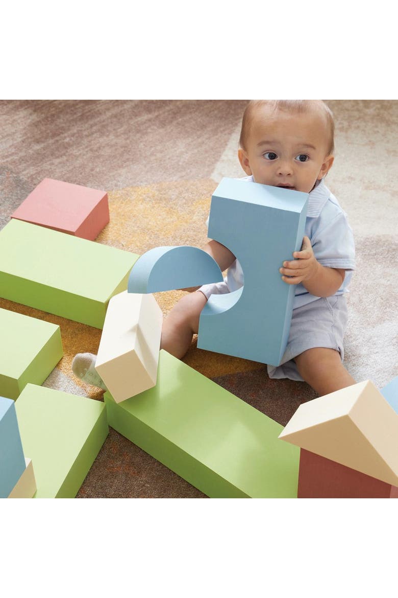 Jumbo Foam Colored Blocks - 36 Pieces, Alternate, color, Multicolored