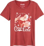 Lucky Brand Coca-Cola® Santa Claus Cotton Graphic T-Shirt