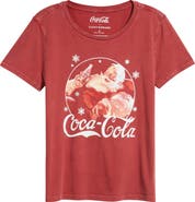 Lucky Brand Coca-Cola® Santa Claus Cotton Graphic T-Shirt