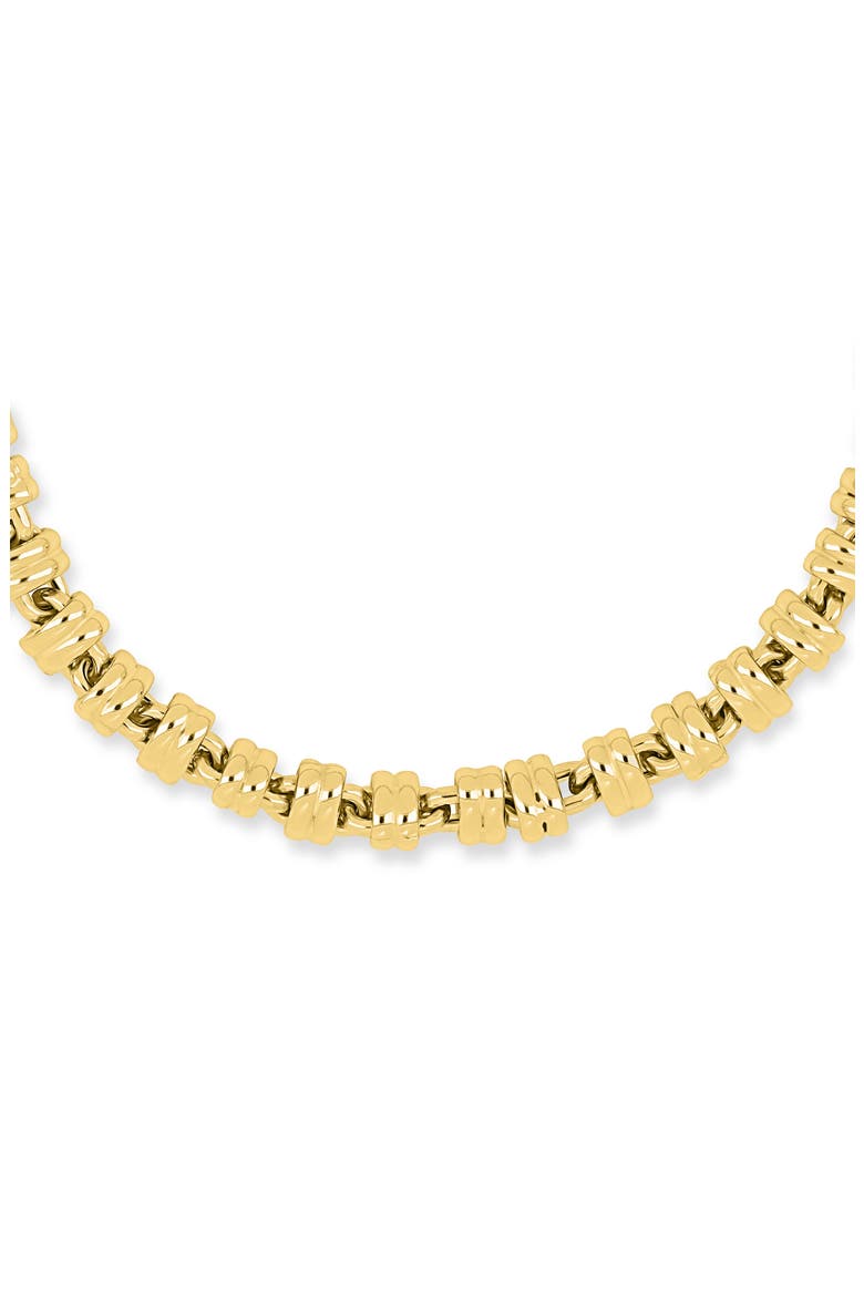 Men's 14K Gold 5.8mm Segmented Link Chain Bracelet (Online Trunk Show), Alternate, color, 14K YELLOW GOLD